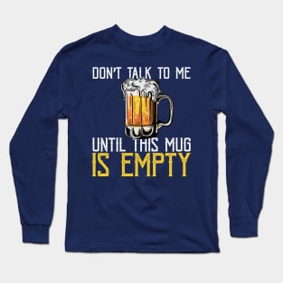 Funny Craft Beer Lover Drink Drinking Mens Gift Long Sleeve T-Shirt